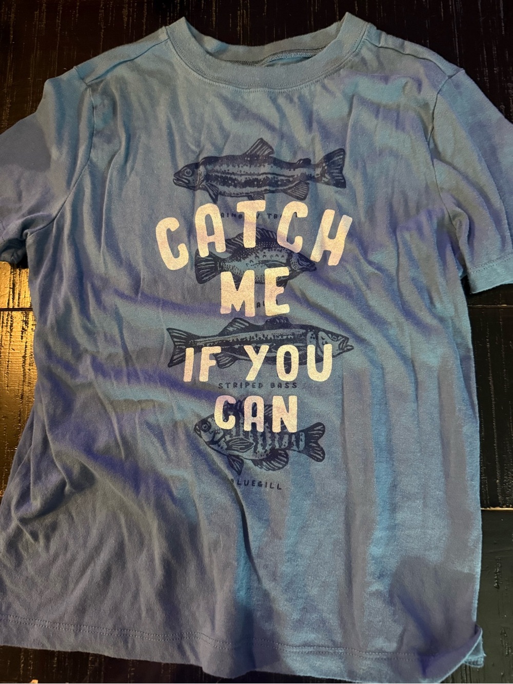 Catch Me If You Can Blue Fish Graphic Tee - carters size 8